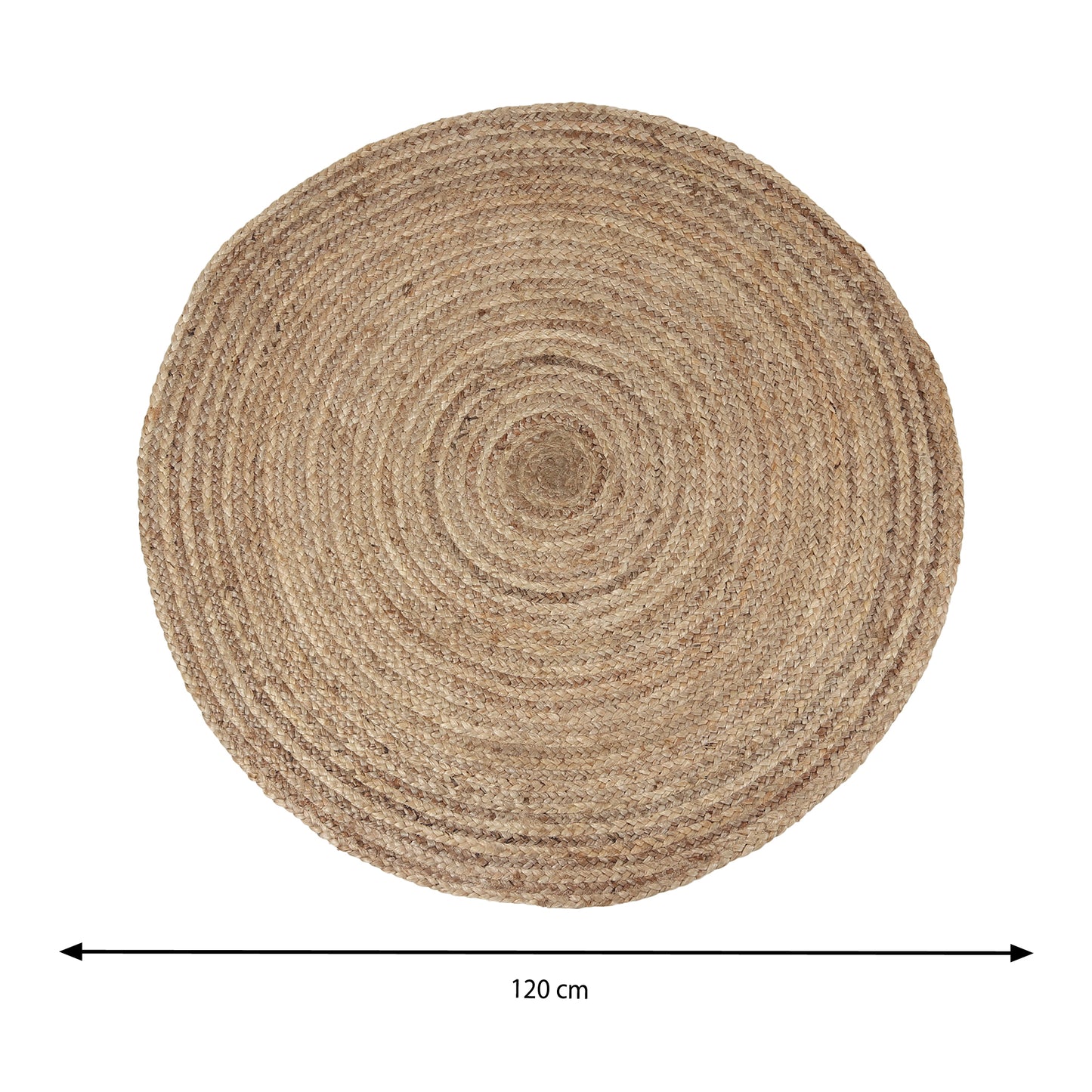 Organic Gyre Rug, 4’ - Twine Twirl