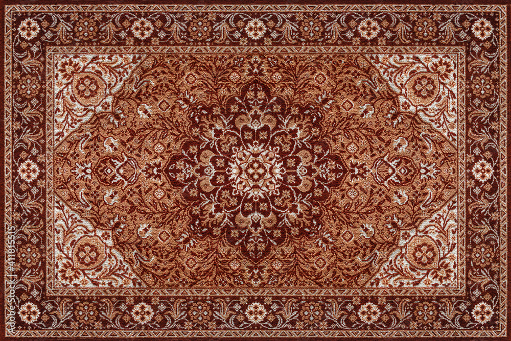 Earthy Echoes Rug, 10"x8" - Spice Whisper