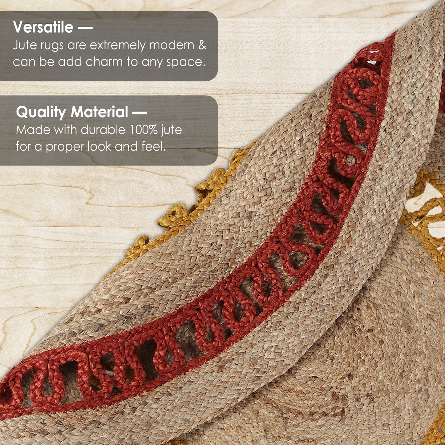 Rustic Rhapsody Rug, 4ft – Harvest Dance