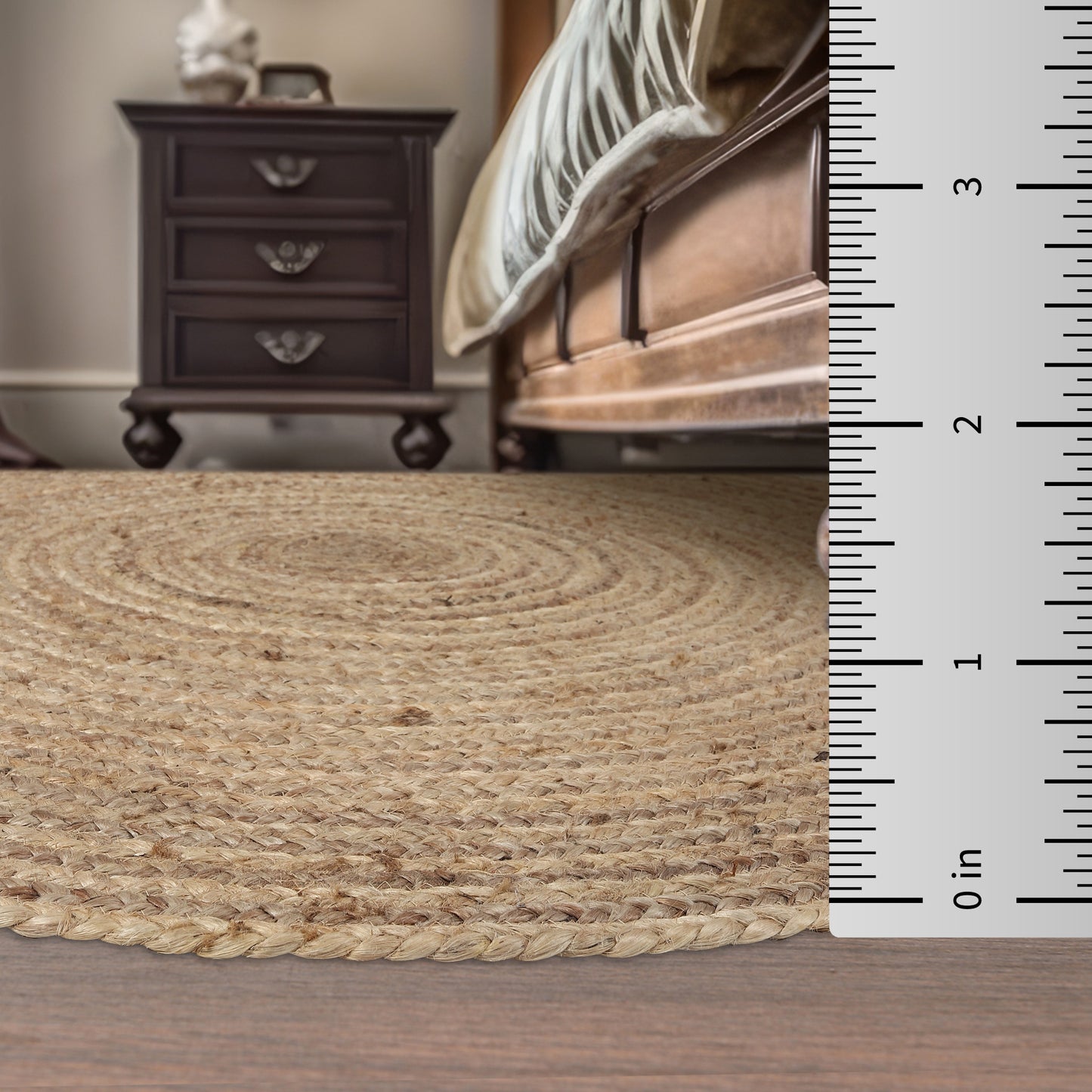 Organic Gyre Rug, 4’ - Twine Twirl