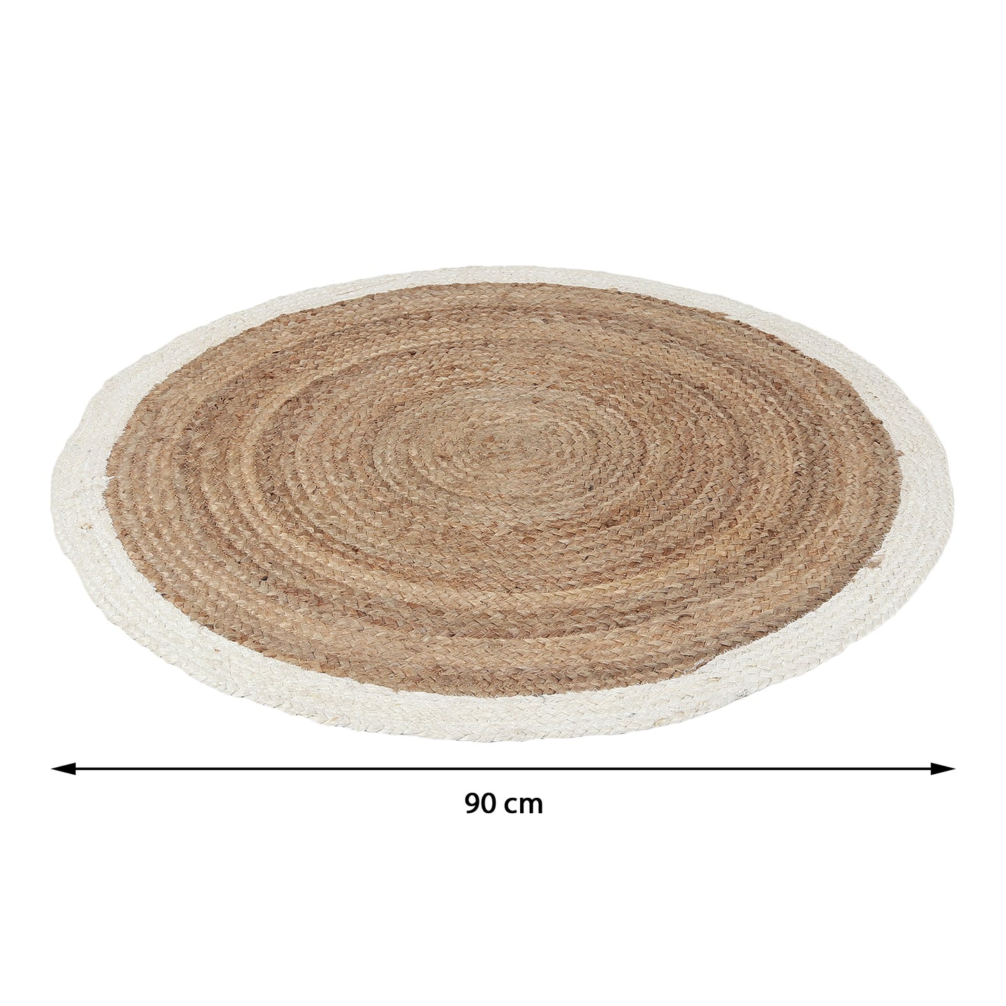 Ivory Halo Rug, 3ft - Natural Nuance