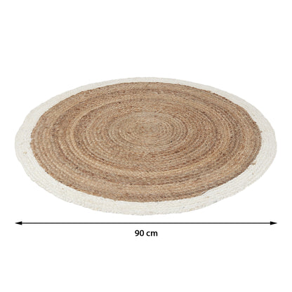Ivory Halo Rug, 3ft - Natural Nuance