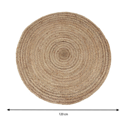 Organic Gyre Rug, 4’ - Twine Twirl