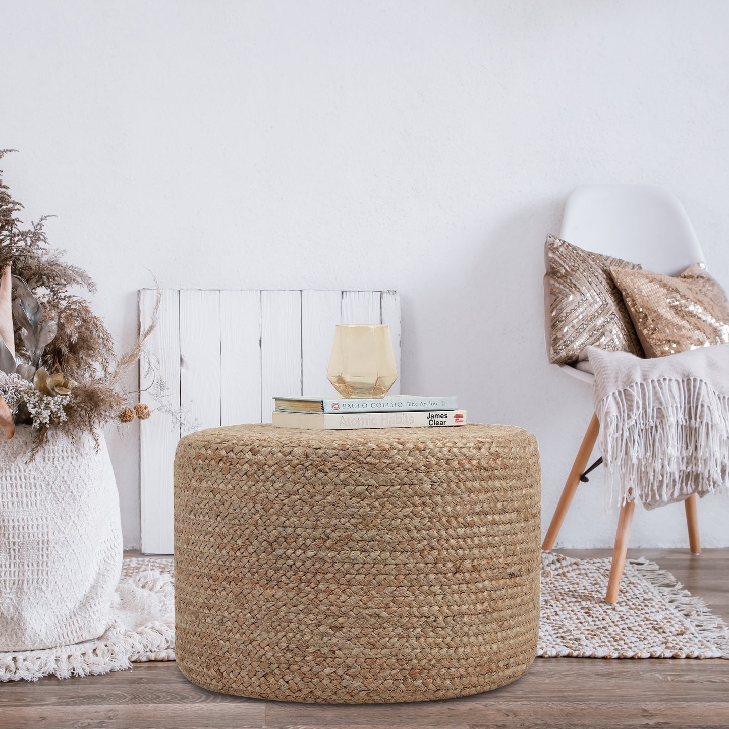 Natural Serenity Pouf , 13"x19"
