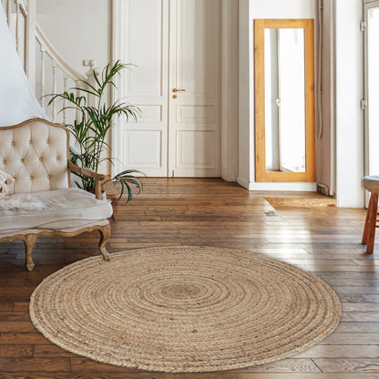 Organic Gyre Rug, 4’ - Twine Twirl