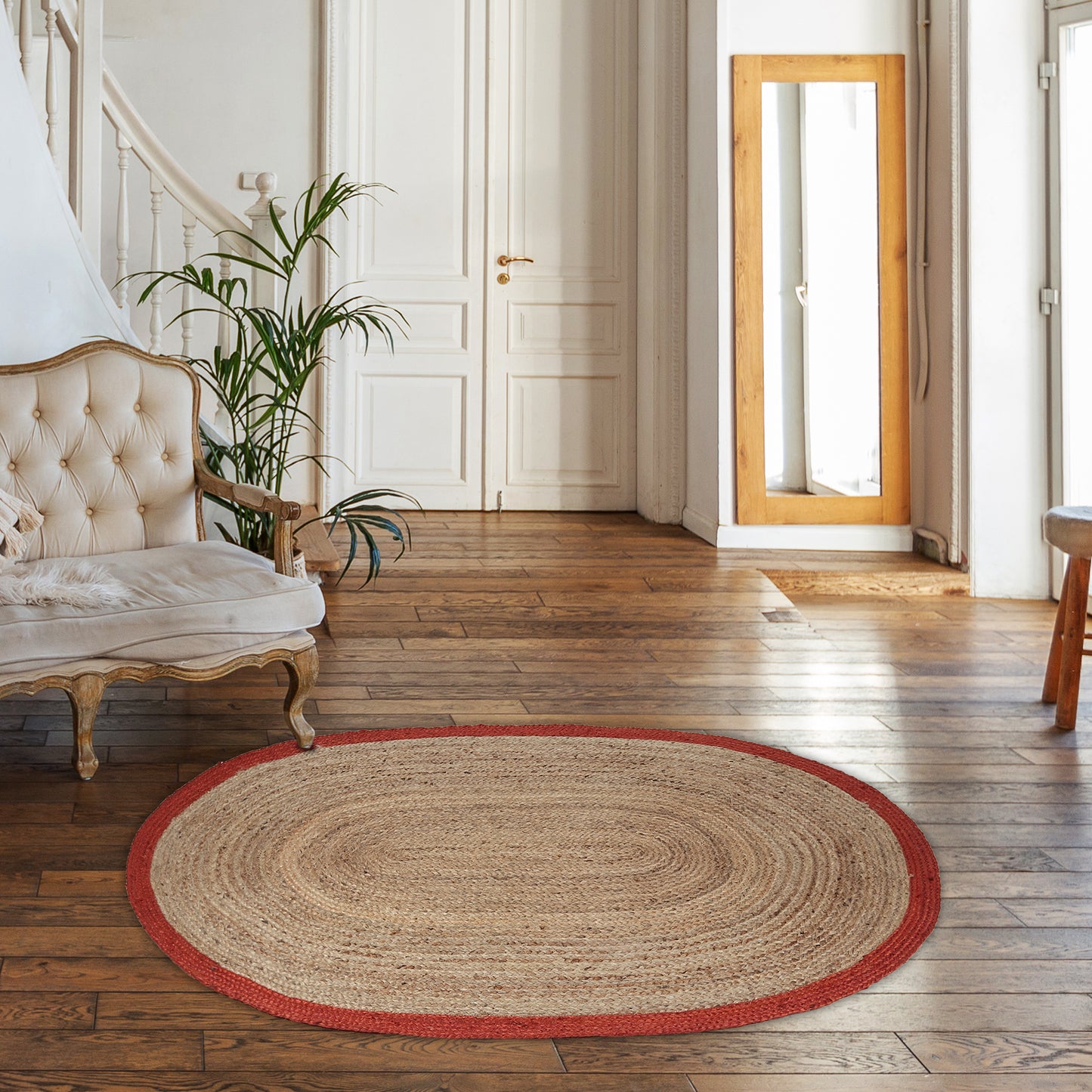Terra Tinge Rug, 67”x49” - Sunset Swirl