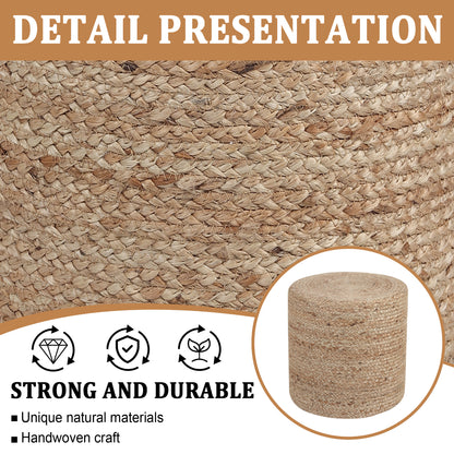 Sandstone Solace Pouf, 16"x16"