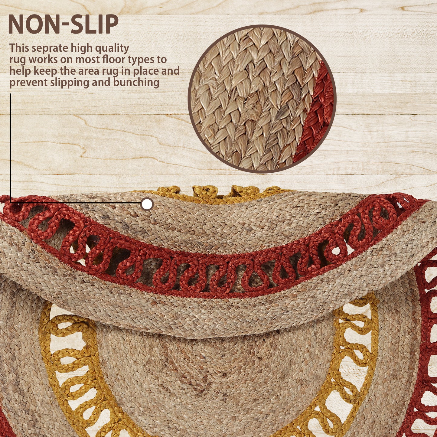 Rustic Rhapsody Rug, 4ft – Harvest Dance