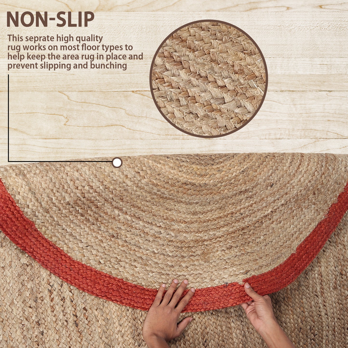 Terra Tinge Rug, 67”x49” - Sunset Swirl